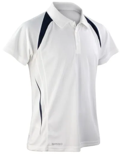 Spiro Mens Team Spirit Breathable sporty Polo Shirt - S177M