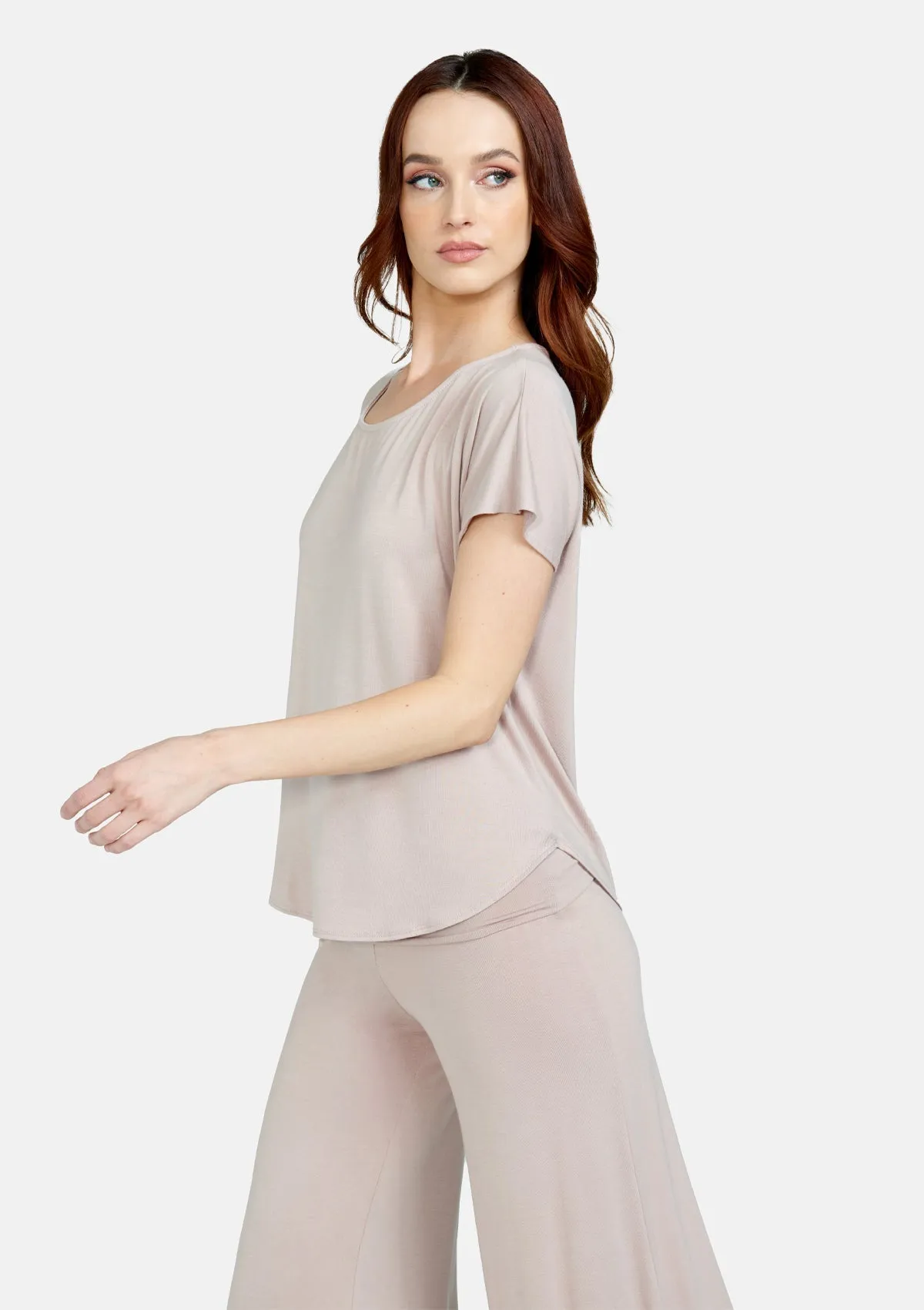 Tall Evelyn Scoop Neck Top