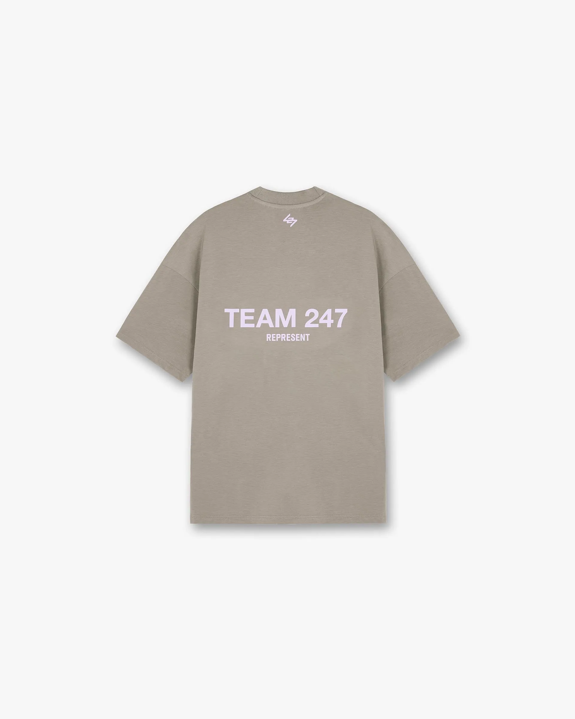 Team 247 Oversized T-Shirt - Khaki Lilac