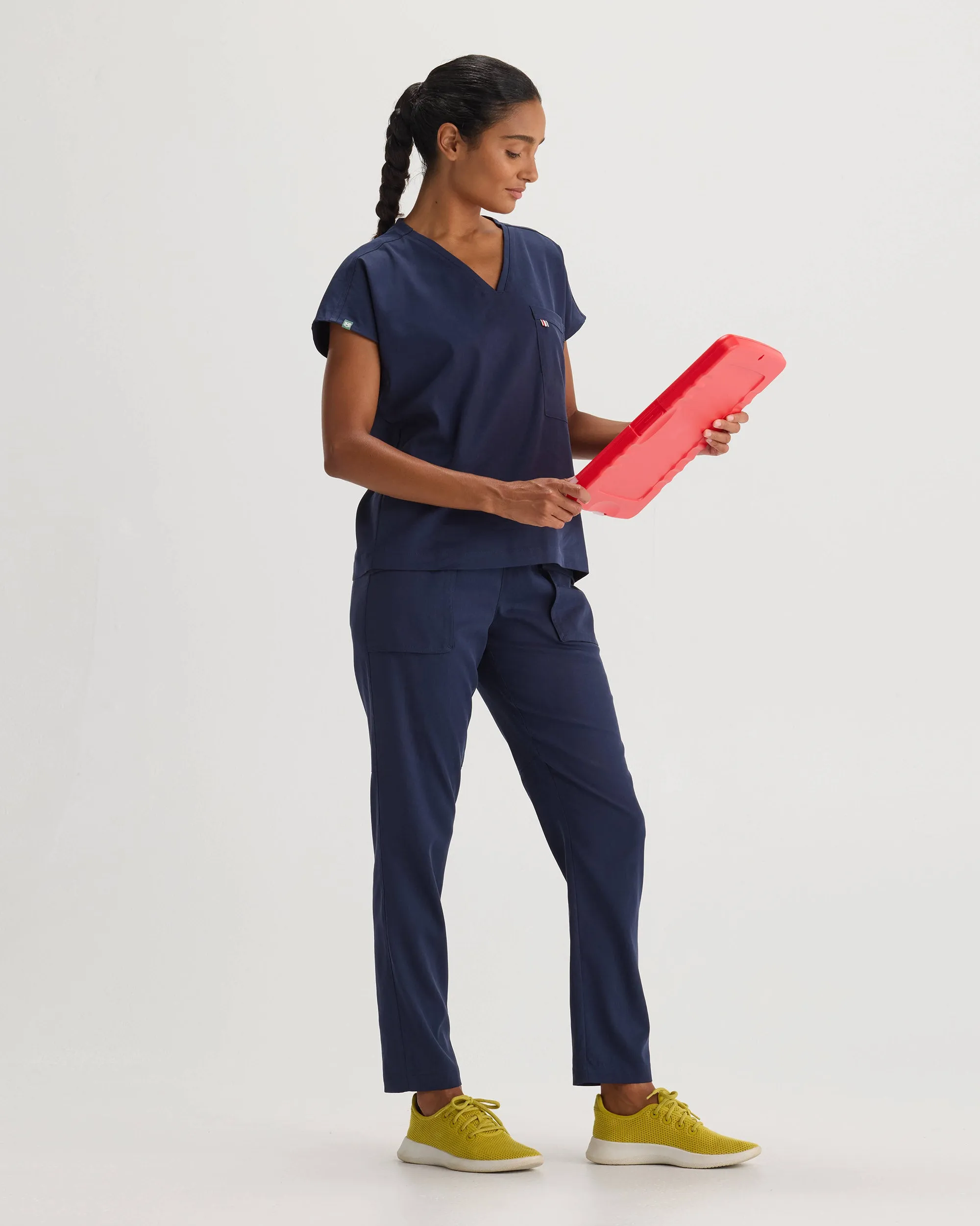 TENCEL™ Bell ‎ Relaxed Scrub Top