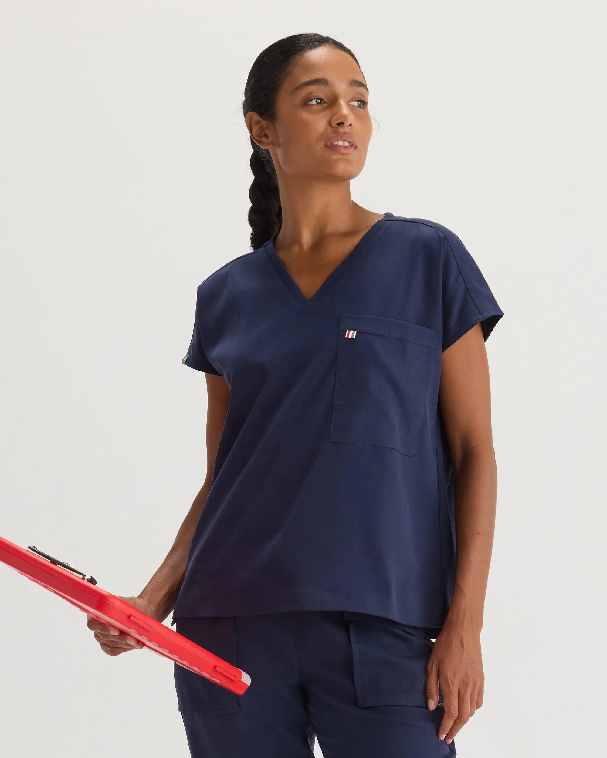 TENCEL™ Bell ‎ Relaxed Scrub Top