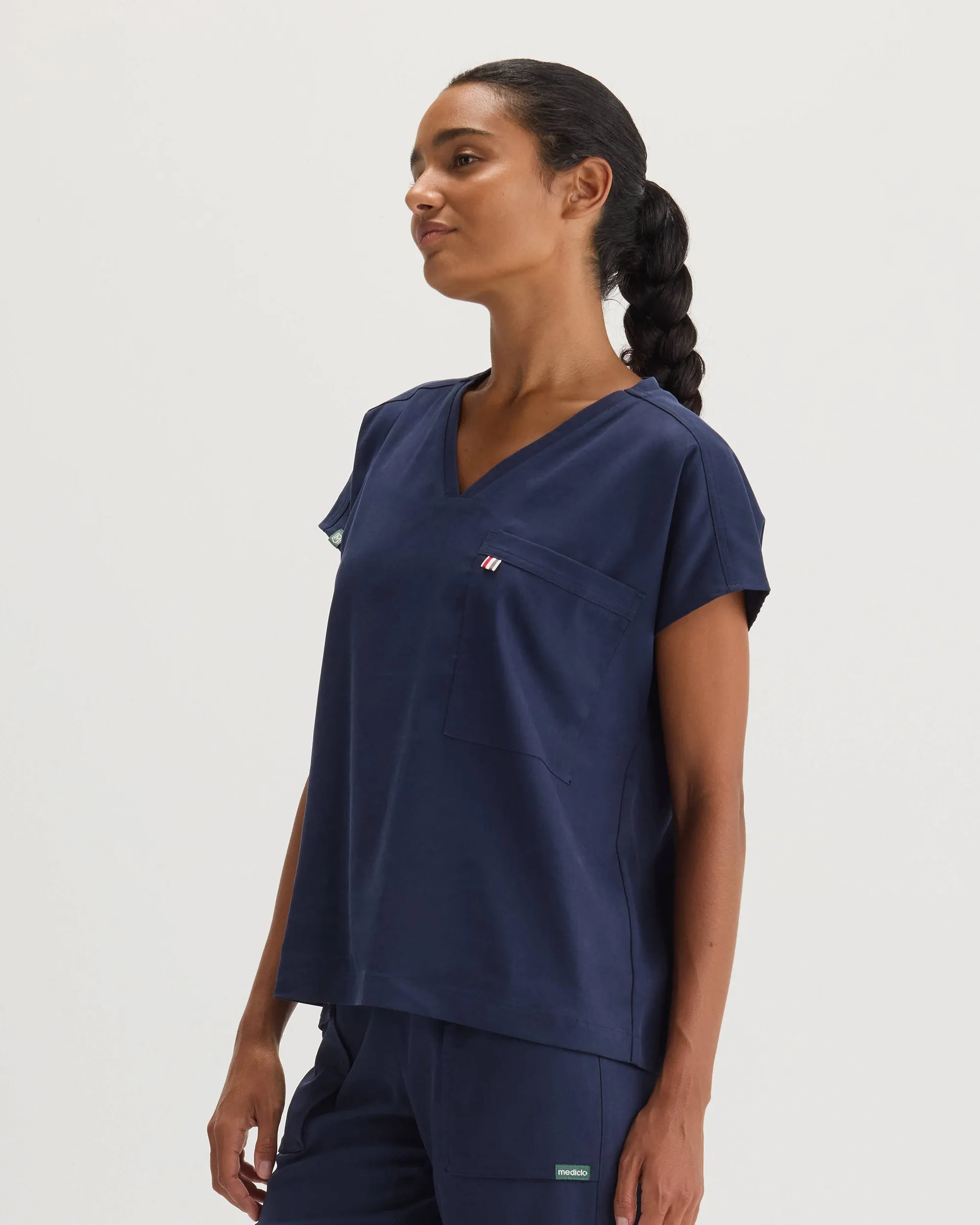 TENCEL™ Bell ‎ Relaxed Scrub Top