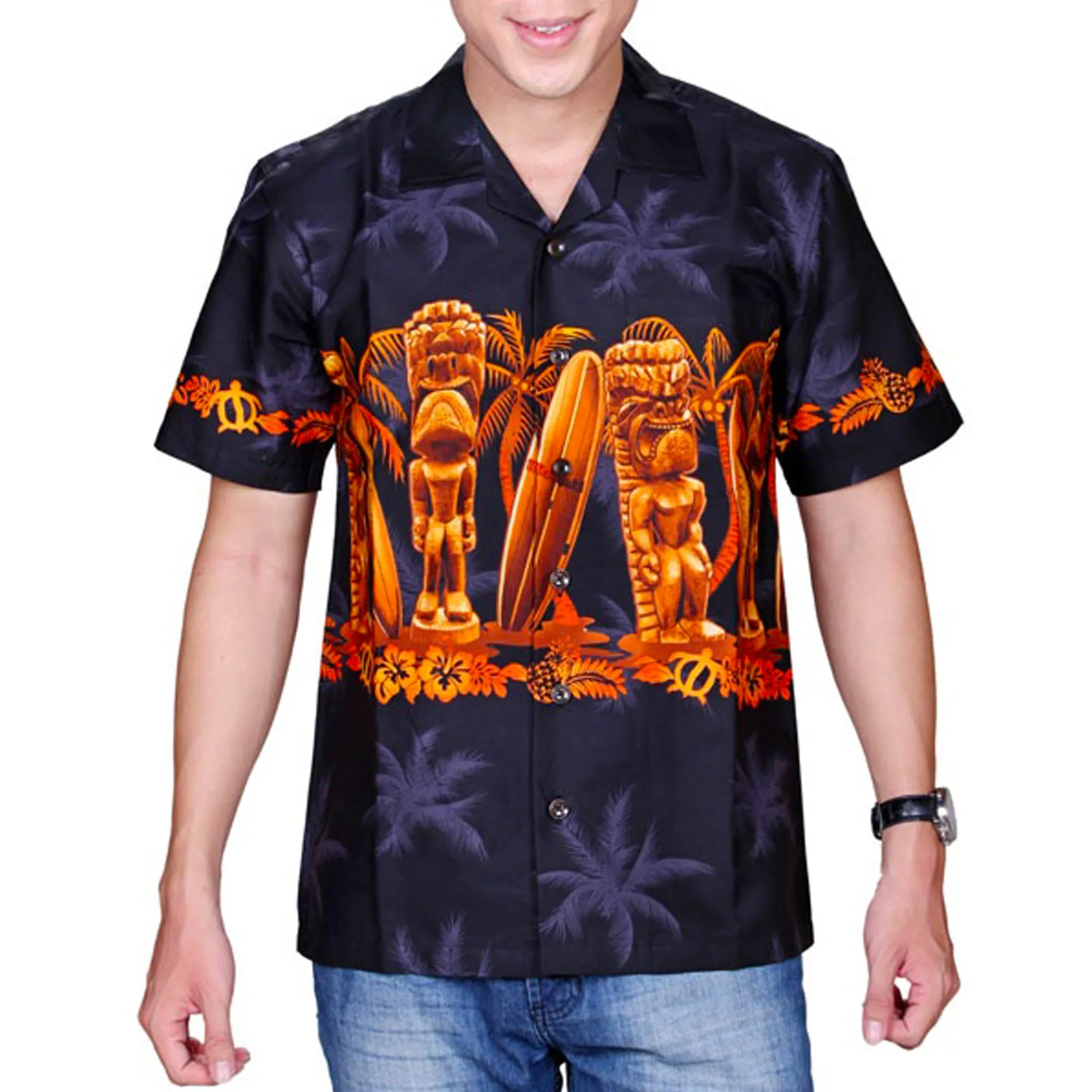 Tiki 2 Men's Aloha Shirt