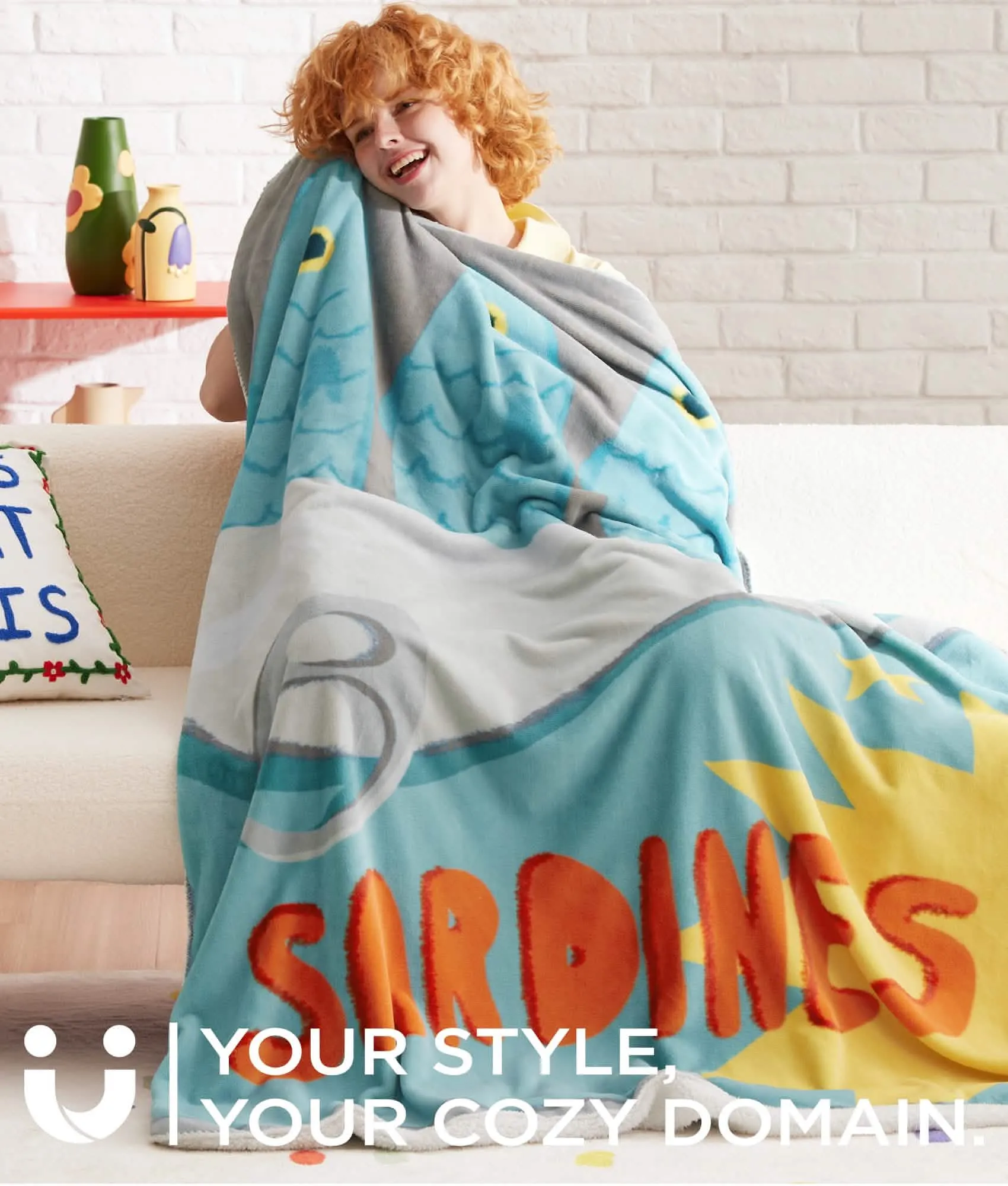 U by Bedsure Canned Sardines Blanket