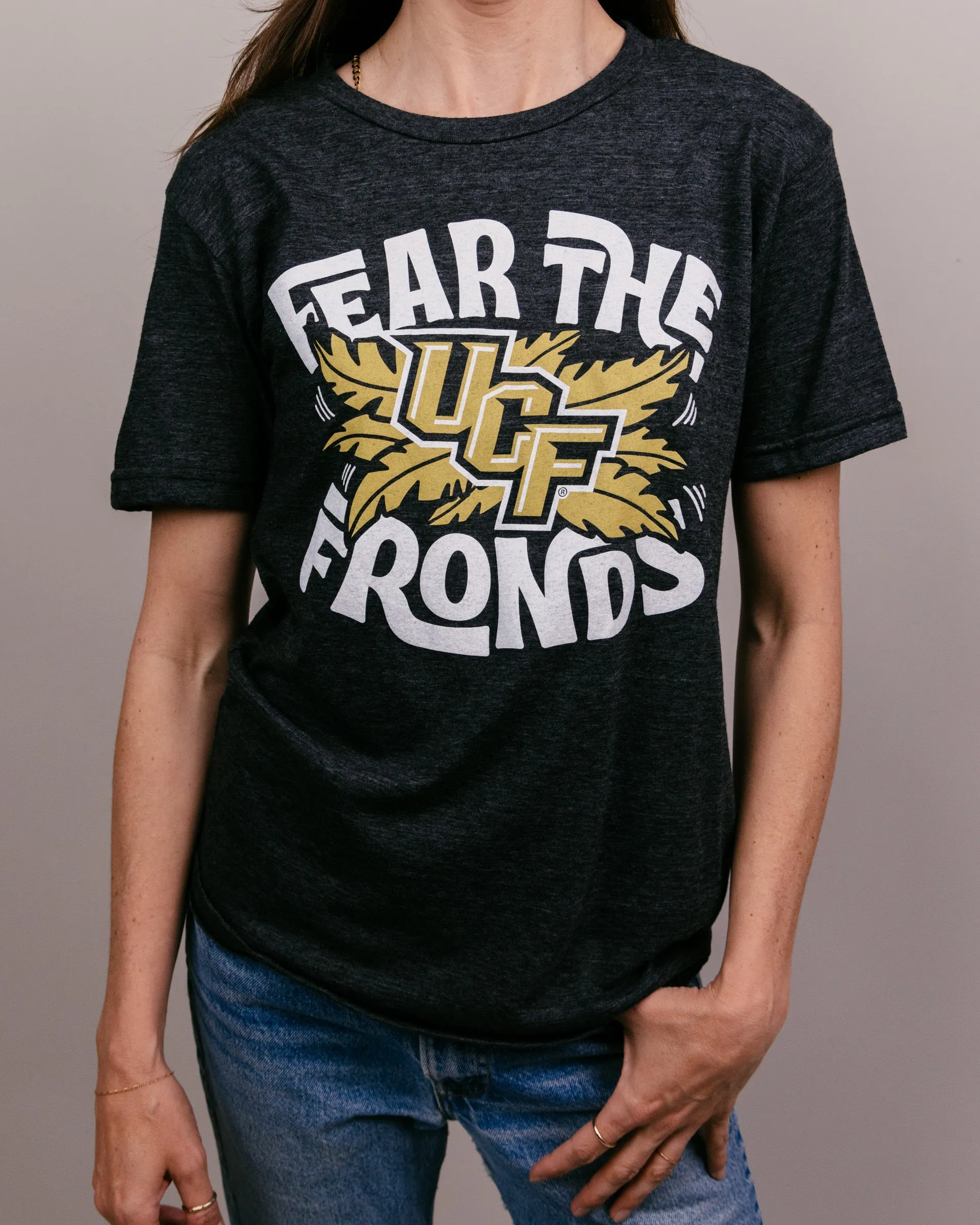 UCF Fear the Fronds Vintage Black T-Shirt