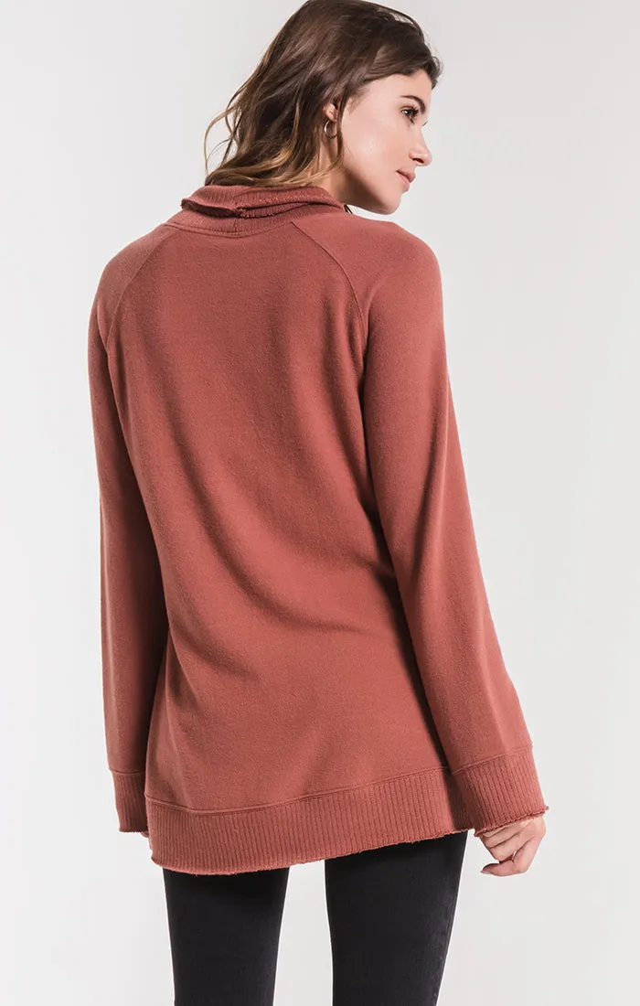 Z Supply soft spun mock neck P/O zt183498